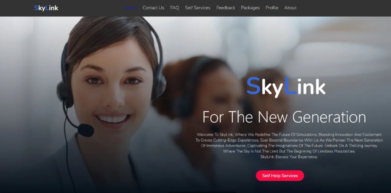 SkyLink - Full-Stack Development Project